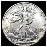 1942-S Silver Half Dollar Walking Liberty CLOSELY
