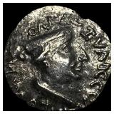Ancient Indian Nahapana 78-40 BC Silver Drachm CL