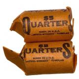 [40 Coins] Mixed Date Silver Washington Quarters