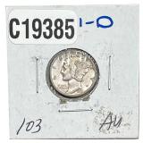 1931-D Mercury Silver Dime