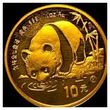 1987 Gold 1/10 oz Panda 10 Yuan CHOICE PROOF
