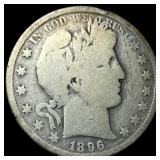 1896-O Silver Barber Half Dollar NICELY  CIRCULAT