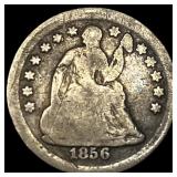 1856 Silver Half Dime NICELY CIRCULATED