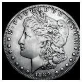 1889-CC Morgan Silver Dollar NEARLY UNCIRCULATED