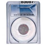 1917 Wheat Cent PCGS MS63 BN