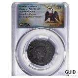 Roman Antioch Philip II 247-249 AD Bi-Tetradrachm