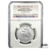 1846-O Seated Liberty Half Dollar NGC Shipwreck