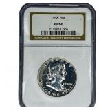 1958 Franklin Half Dollar NGC PF66