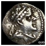 Greco-Bactria Eucratides I 171-145 BC Silver Obol