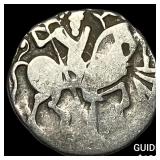 India 700-1000 AD Silver Jital NEARLY UNCIRCULATE