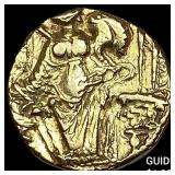 Kushan Empire 290-310 Gold Stater NEARLY UNCIRCUL