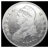 1817 Capped Bust Half Dollar ABOUT UNCIRCULATED