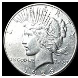 1926-S Silver Peace Dollar CHOICE AU