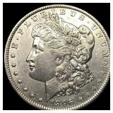 1896 Silver Morgan Dollar CLOSELY UNCIRCULATED