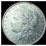1901 Morgan Silver Dollar CLOSELY UNCIRCULATED