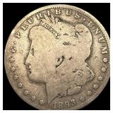1893-S Silver Morgan Dollar NICELY CIRCULATED