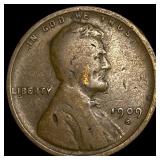 1909-S Lincoln Wheat Cent NICELY CIRCULATED