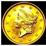 1853 Gold $1 Type 1 CLOSELY UNCIRCULATED