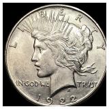 1922 Silver Peace Dollar UNCIRCULATED