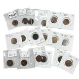 [18 Coins] 1866-1868 Indian Head Cent