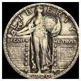 1920 Standing Liberty Silver Quarter NEARLY UNCIRC