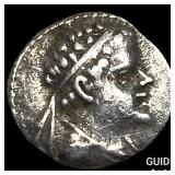Greco-Bactria Eucratides I 171-145 BC Silver Obol