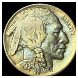 1936-D Nickel Five Cents Buffalo UNCIRCULATED