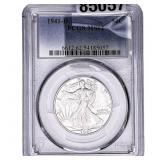 1941-D Walking Liberty Half Dollar PCGS MS62