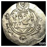 Tabaristan 780-796 AD Silver Hemidrachm UNCIRCULA