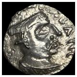 Ancient Indian Nahapana 78-40 BC Silver Drachm CL