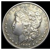 1902 Morgan Silver Dollar NEARLY UNCIRCULATED