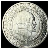 1921 Sweden Silver 2 Kroner UNCIRCULATED