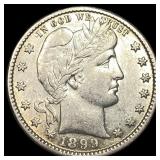 1899-O Silver Barber Quarter CLOSELY UNCIRCULATED