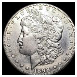 1898-S Silver Morgan Dollar CLOSELY UNCIRCULATED