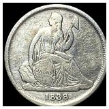 1838-O Seated Liberty Dime NICELY CIRCULATED