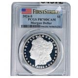 2024-S Morgan Silver Dollar PCGS PR70 DCAM