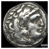Macedonian Kingdom Alexander III Type Silver Drac