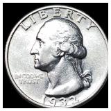1932 Silver Washington Quarter CLOSELY UNCIRCULATE