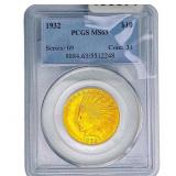 1932 $10 Gold Eagle PCGS MS63
