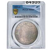 1883-O Morgan Silver Dollar PCGS MS64