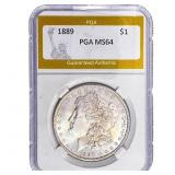 1889 Morgan Silver Dollar PGA MS64