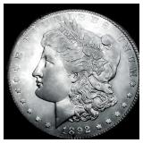 1892-CC Morgan Silver Dollar UNCIRCULATED