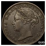 1877-H Jersey 1/48th Shilling - Victoria NEARLY UN