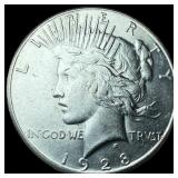 1928 Silver Peace Dollar CHOICE AU