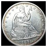 1861 Seated Liberty Half Dollar CLOSELY  UNCIRCUL