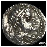 Greco-Bactria Eucratides I 171-145 BC Silver Obol