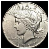 1927-S Silver Peace Dollar CLOSELY UNCIRCULATED