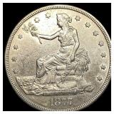 1877-S Silver Trade Dollar CLOSELY UNCIRCULATED