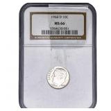 1964-D Roosevelt Dime NGC MS55