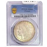 1921 Morgan Silver Dollar PCGS MS66